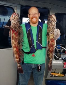Lingcod fishing Charleston, Oregon